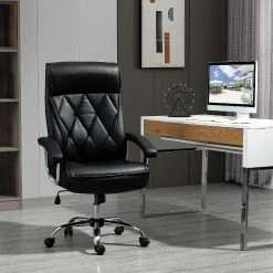 Brand new 👏 Vinsetto High Back Executive Office Chair Computer Desk Chair Adjustable Ergonomic Home Office Chair Diamond Stitched PU Leather Swivel with Padded Armrests Black ⭐ 8 Brand new 👏 Vinsetto High Back Executive Office Chair Computer Desk Chair Adjustable Ergonomic Home Office Chair Diamond Stitched PU Leather Swivel with Padded Armrests Black ⭐ -BTSE Shop vinsetto high back executive office chair computer desk chair adjustable ergonomic home office chair diamond stitched pu leather swivel with padded armrests black14225392 a02NOWA