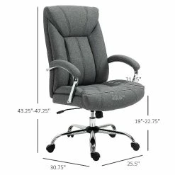 Outlet ๐ Vinsetto High Back Home Office Chair Computer Desk Chair with Lumbar Back Support and Adjustable Height Grey ๐ 9 Outlet ๐ Vinsetto High Back Home Office Chair Computer Desk Chair with Lumbar Back Support and Adjustable Height Grey ๐ -BTSE Shop vinsetto high back home office chair computer desk chair with lumbar back support and adjustable height grey14225367 a03NOWA