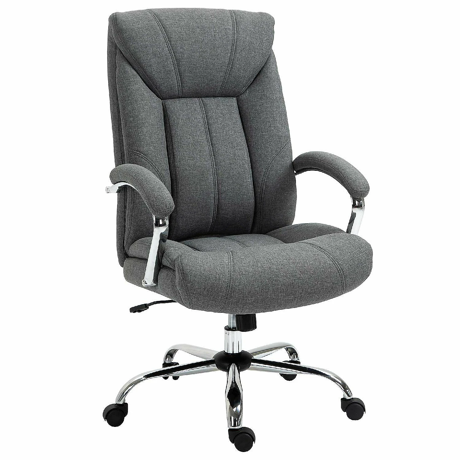 Outlet ๐ Vinsetto High Back Home Office Chair Computer Desk Chair with Lumbar Back Support and Adjustable Height Grey ๐ 3 Outlet ๐ Vinsetto High Back Home Office Chair Computer Desk Chair with Lumbar Back Support and Adjustable Height Grey ๐