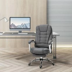 Best Sale 😉 Vinsetto High Back Office Chair Swivel Task Chair with Retractable Footrest and Height Adjustable Computer Linen Chair 🌟 -BTSE Shop vinsetto high back office chair swivel task chair with retractable footrest and height adjustable computer linen chair14225442 a03NOWA