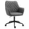 Discount ✨ Vinsetto Mid Back Modern Home Office Chair Swivel Computer Desk Chair with Adjustable Height Microfiber Cloth Diamond Line Design and Padded Armrests Dark Grey 🎁 -BTSE Shop vinsetto mid back modern home office chair swivel computer desk chair with adjustable height microfiber cloth diamond line design and padded armrests dark grey14225292NOWA