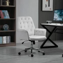 Wholesale β Vinsetto Modern Mid Back Tufted Velvet Fabric Home Office Desk Chair with Adjustable Height Swivel Adjustable Task Chair with Padded Armrests Light Grey π₯ 8 Wholesale β Vinsetto Modern Mid Back Tufted Velvet Fabric Home Office Desk Chair with Adjustable Height Swivel Adjustable Task Chair with Padded Armrests Light Grey π₯ -BTSE Shop vinsetto modern mid back tufted velvet fabric home office desk chair with adjustable height swivel adjustable task chair with padded armrests light grey14225279 a02NOWA