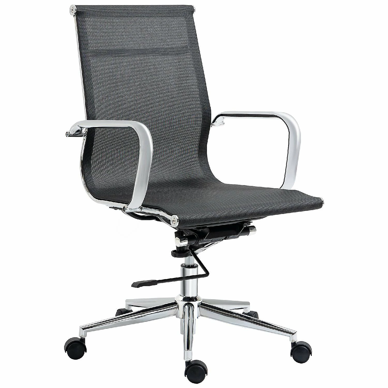 Brand new ๐งจ Vinsetto Swivel Office Desk Chair Mesh PC Computer Chair with Adjustable Height and Armrests Black โจ 4 Brand new ๐งจ Vinsetto Swivel Office Desk Chair Mesh PC Computer Chair with Adjustable Height and Armrests Black โจ - Image 2