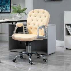 Deals ✔️ Vinsetto Vanity PU Leather Mid Back Office Chair Swivel Tufted Backrest Task Chair with Padded Armrests Adjustable Height Rolling Wheels Beige 🔥 8 Deals ✔️ Vinsetto Vanity PU Leather Mid Back Office Chair Swivel Tufted Backrest Task Chair with Padded Armrests Adjustable Height Rolling Wheels Beige 🔥 -BTSE Shop vinsetto vanity pu leather mid back office chair swivel tufted backrest task chair with padded armrests adjustable height rolling wheels beige14225412 a02NOWA
