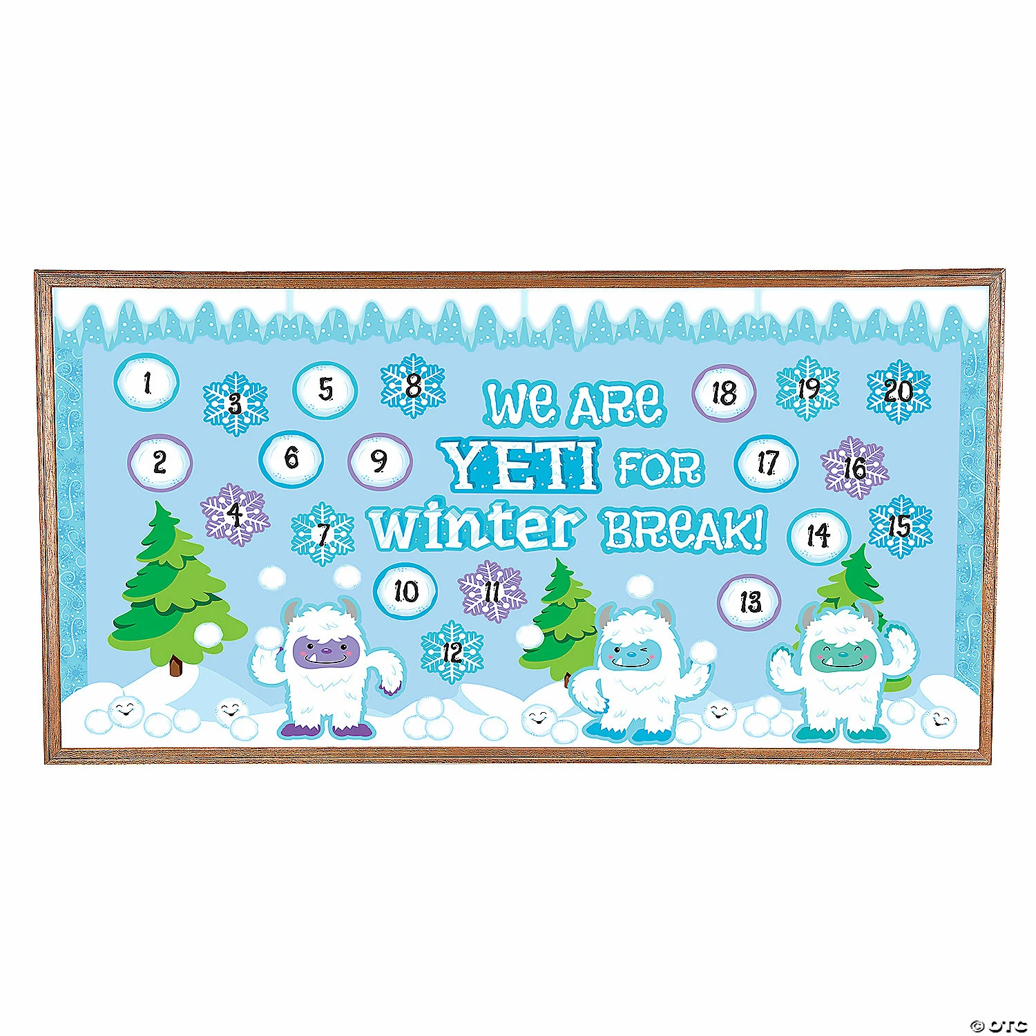 Cheap 🥰 Winter Break Countdown Bulletin Board Set - 72 Pc. 🎁 3 Cheap 🥰 Winter Break Countdown Bulletin Board Set - 72 Pc. 🎁