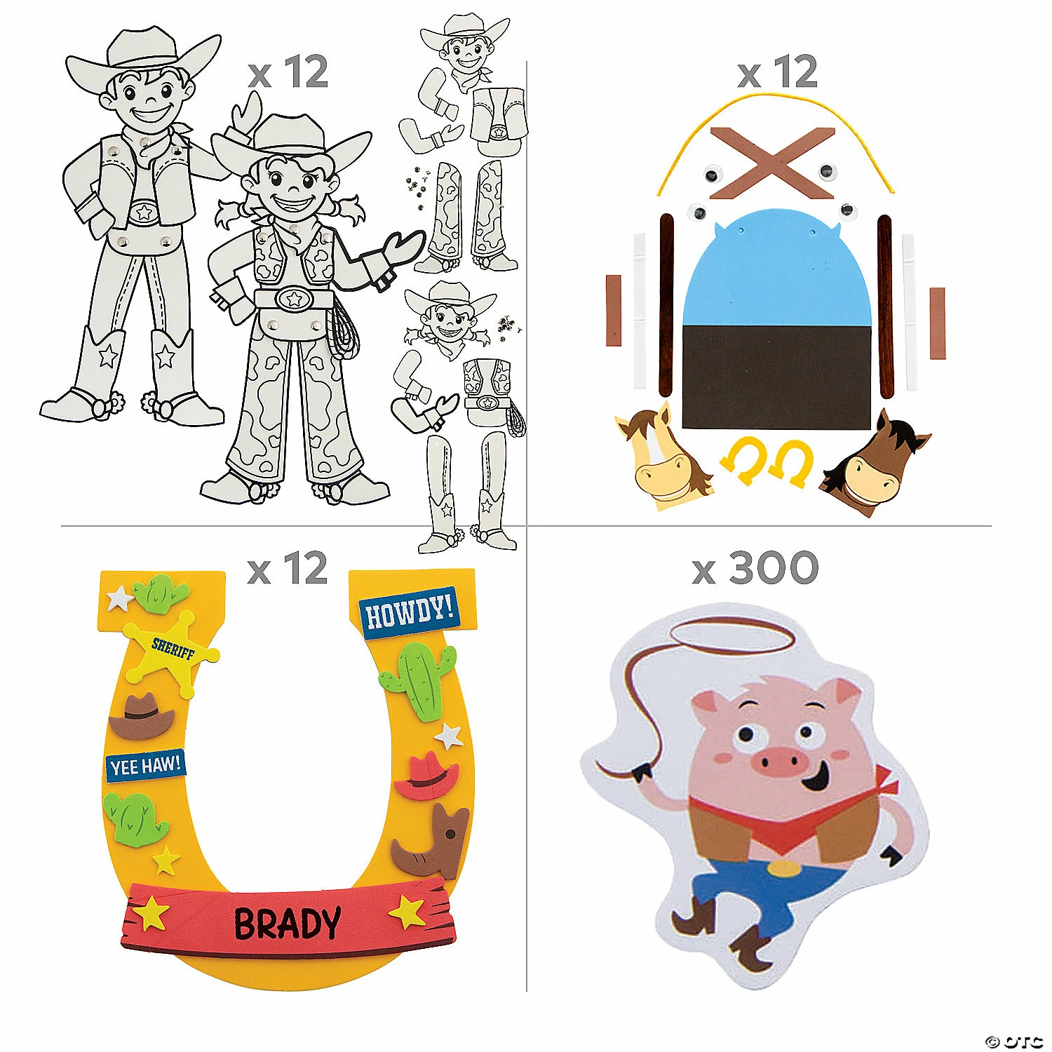 Cheap π₯° Wonderful Western Craft Assortment - Makes 36 π 4 Cheap π₯° Wonderful Western Craft Assortment - Makes 36 π - Image 2