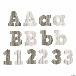 Buy 🛒 Wood Grain Bulletin Board Letters & Numbers - 255 Pc. 😉
