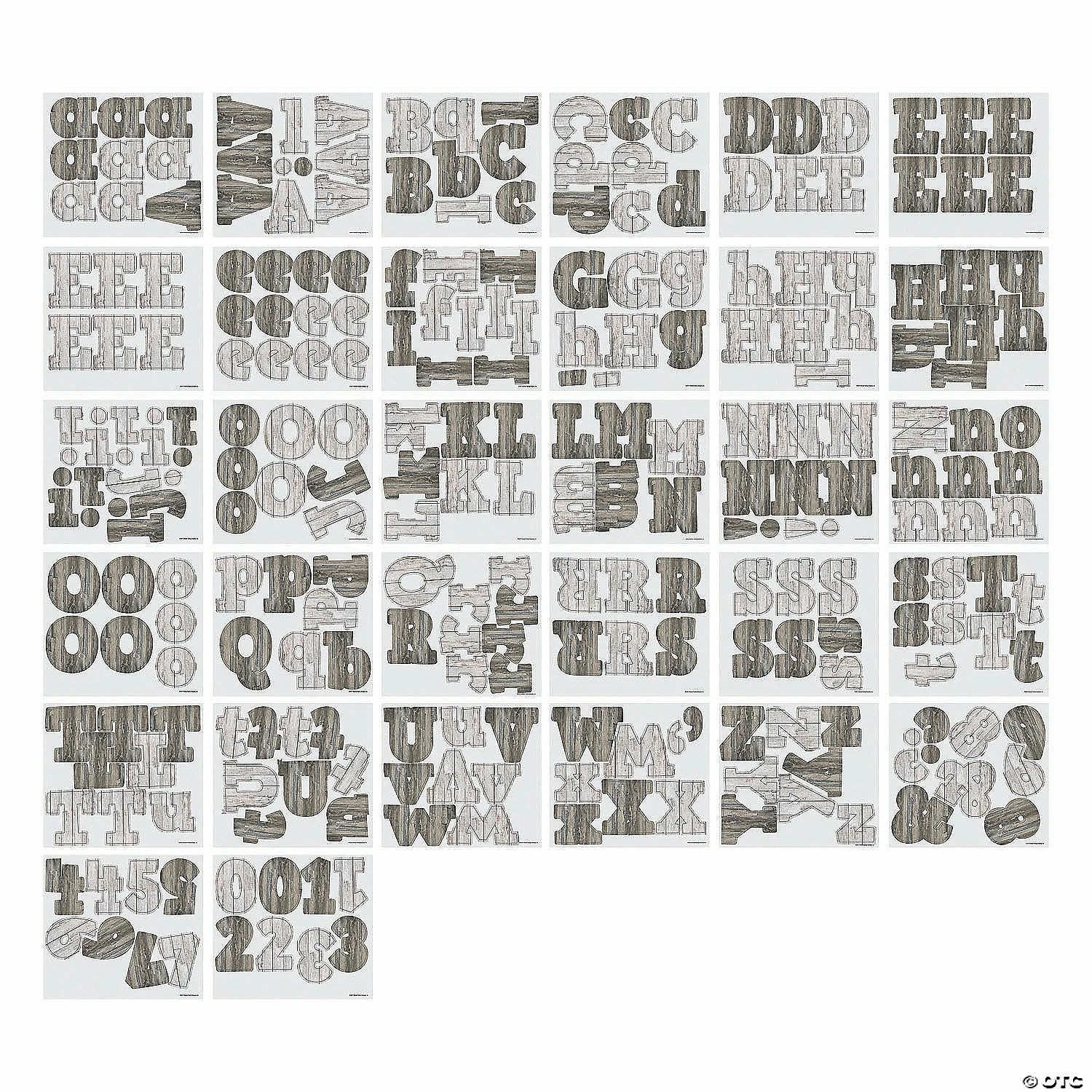 Buy ๐ Wood Grain Bulletin Board Letters & Numbers - 255 Pc. ๐ 4 Buy ๐ Wood Grain Bulletin Board Letters & Numbers - 255 Pc. ๐ - Image 2