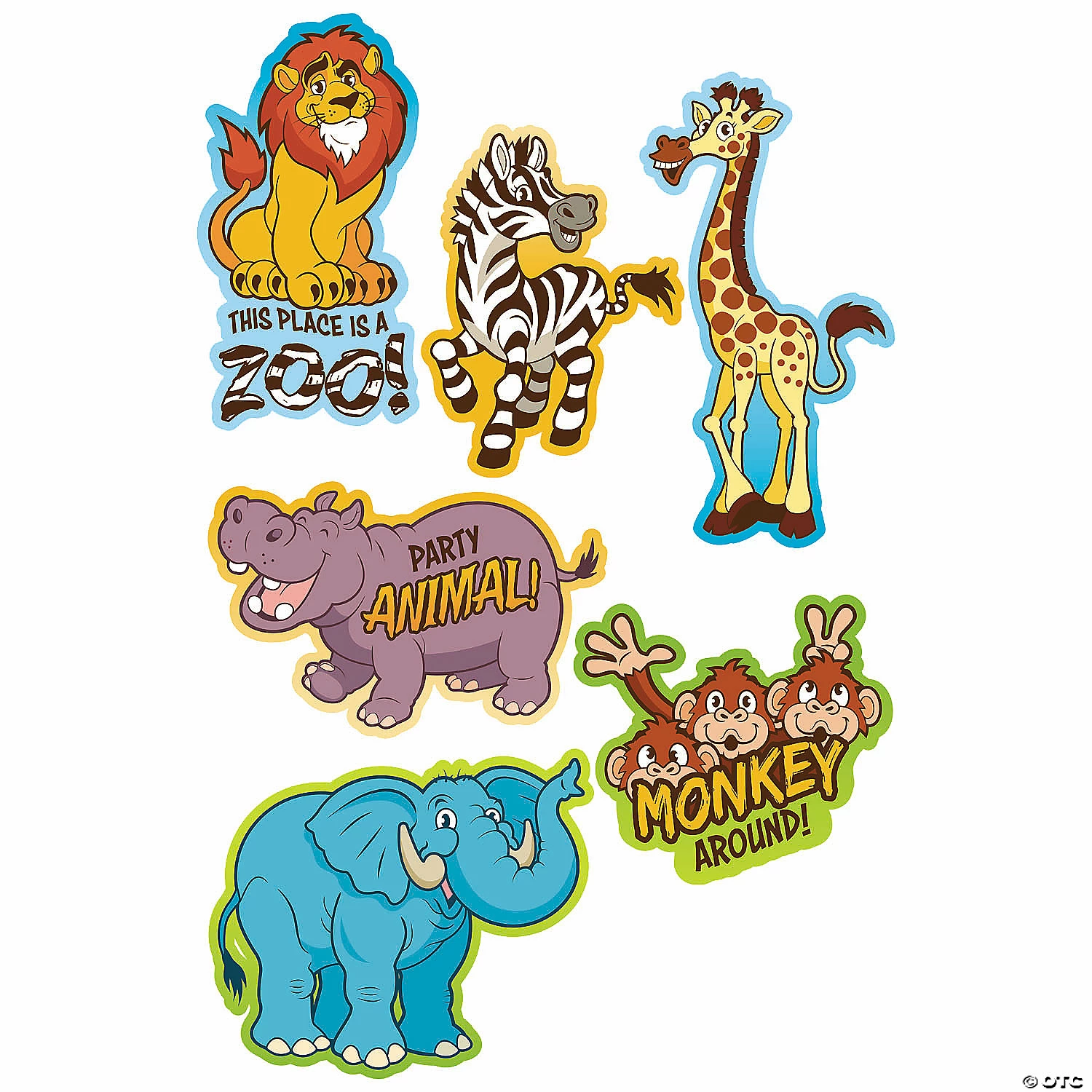 New ✨ Zoo Adventure Wall Cutouts - 6 Pc. 🎉 3 New ✨ Zoo Adventure Wall Cutouts - 6 Pc. 🎉
